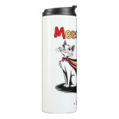 Super Cat Meeeow - Rainbow Cape Pride Cat Thermosbecher (Nach links gedreht)