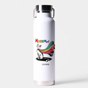 Super Cat Meeeow - Rainbow Cape Pride Cat Trinkflasche