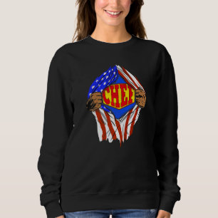 Super-Chef-Held-Job Sweatshirt