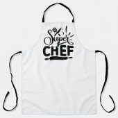 Super Chef Küchenschürze mit Werkzeugen Schürze (Vorderseite)