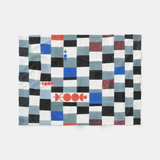 Super Chess, Paul Klee Fleecedecke (Vorderseite (Horizontal))