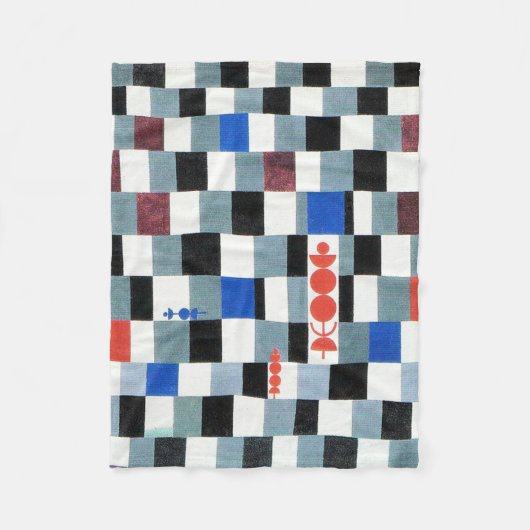 Super Chess, Paul Klee Fleecedecke (Vorderseite)