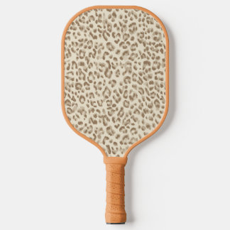Super Chic Beige Gepard-Druck-Pickleball-Schläger Pickleball Schläger