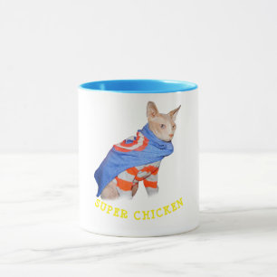 SUPER CHICKEN Kaffee Tasse 2 Größen