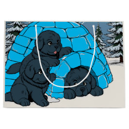 Super Chill Newfundland Welpe Große Geschenktüte