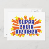 Super Choir Mitglied Postkarte (Vorne/Hinten)