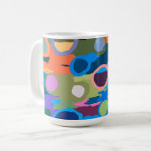 Super Color Circles 2 Kaffeetasse (Vorderseite Links)
