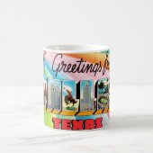 Super Colorful Dallas Texas Kaffeetasse (Mittel)