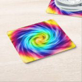 Super Colorful Whirlpool Rechteckiger Pappuntersetzer (angewinkelt)