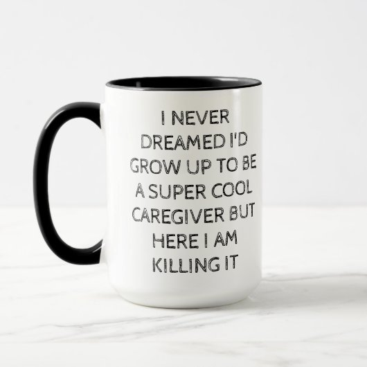 Super Cool Caregiver Mug – Funny Gift for Caregive Tasse (Links)