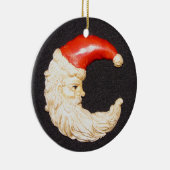 Super Cool Classic Round Santa Claus Ornament (Rechts)