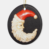Super Cool Classic Round Santa Claus Ornament (Links)