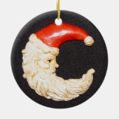 Super Cool Classic Round Santa Claus Ornament (Hinten)