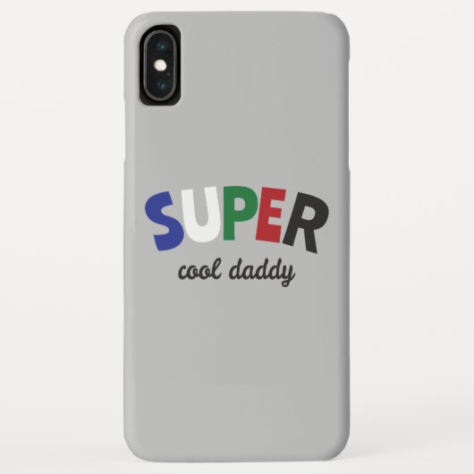 Super cool Daddy Case-Mate iPhone Hülle (Rückseite)