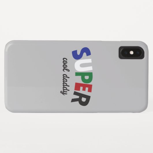 Super cool Daddy Case-Mate iPhone Hülle (Rückseite (Horizontal))