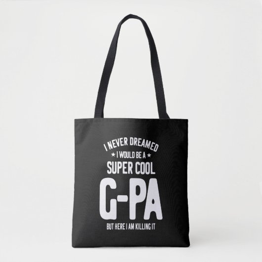 Super Cool G-Pa | Großvatergeschenk Tasche (Vorderseite)