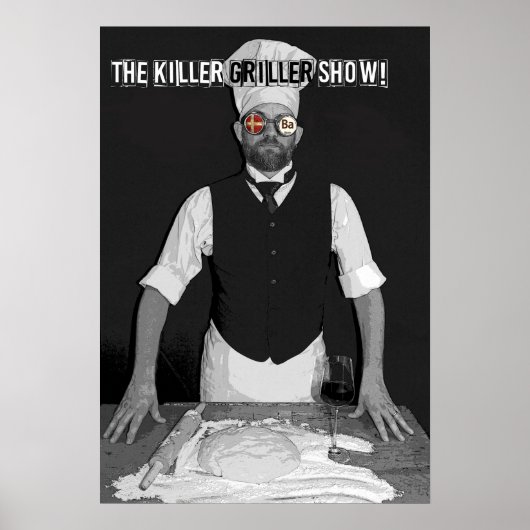 Super Cool Griller Food Poster! Poster (Vorne)