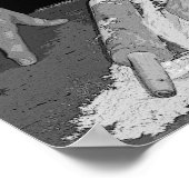 Super Cool Griller Food Poster! Poster (Ecke)