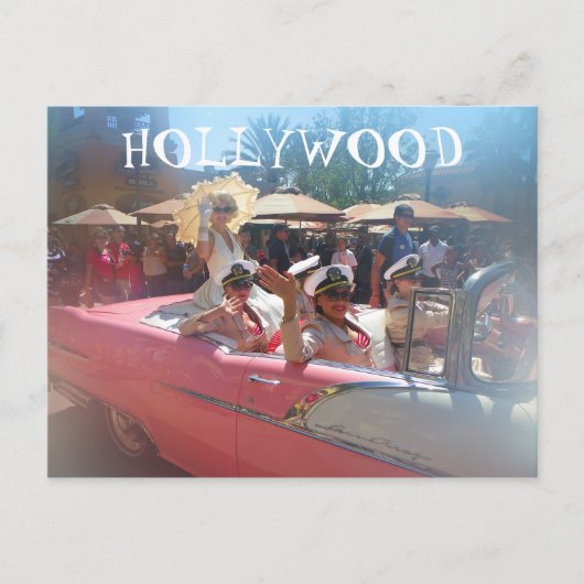 Super cool Hollywood Postcard! Postkarte (Vorderseite)