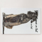 Super Cool Irish Wolfhound Dog Puzzle (Horizontal)