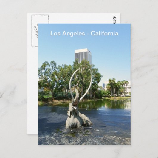 Super Cool Los Angeles Postcard! Postkarte (Vorne/Hinten)