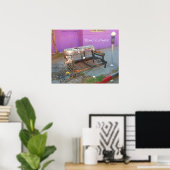 Super Cool Los Angeles Poster! Poster (Heimbüro)