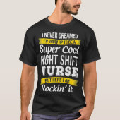 Super Cool Night Shift Nurse Tshirt Funny Gift _1  (Vorderseite)