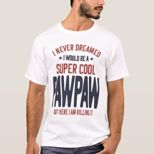 Super Cool Pawpaw | Mens Gift T-Shirt (Vorderseite)