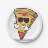 Super Cool Pizza Plate Pappteller (Vorderseite)