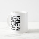 Super Cool Tante Kaffeetasse (Vorderseite Links)