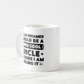 Super Cool Uncle Kaffeetasse (Vorderseite Links)