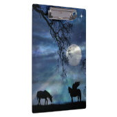 Super Cool Unicorn und Pegasus Clipboard Klemmbrett (Rechts)