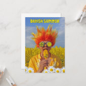 Super Coole dänische Sommergrusskarte! Karte (Vorderseite/Rückseite Beispiel)