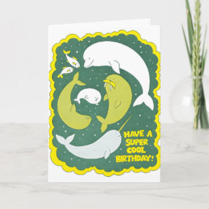 Super Coole Geburtstags-Letterpress-Karte Karte