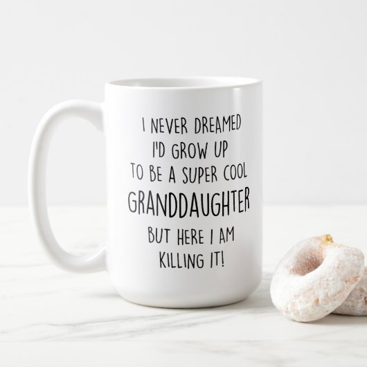 Super Coole Grandtochter - Stilvolle Keramik Tasse (Mit Donut)