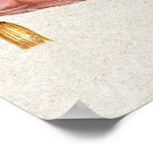 Super Coole Katze Lady Angesagt Typografie Persisc Poster (Ecke)