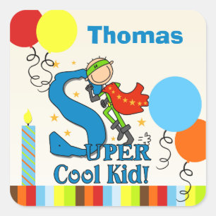 Super Coole Kid Stickers