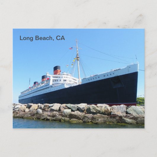 Super Coole Long Beach Postcard! Postkarte (Vorderseite)