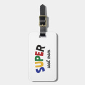 Super coole Mutter Gepäckanhänger (Vorderseite vertikal)