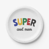 Super coole Mutter Pappteller (Vorderseite)