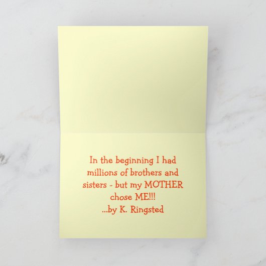 Super Coole Muttertagskarte! Karte (Innenseite)