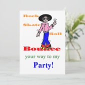 Super coole Party Einladungen (Stehend Vorderseite)