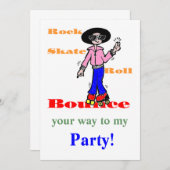 Super coole Party Einladungen (Vorne/Hinten)