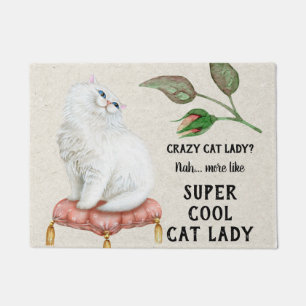 Super coole persische Katze Katzen-Damen-Hip Fußmatte