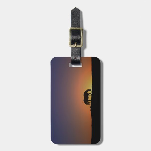 Super Coole Reitmarken Gepäckanhänger (Vorderseite vertikal)