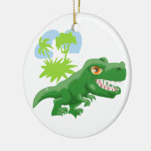 Super Coole T-Rex Keramik Ornament (Links)