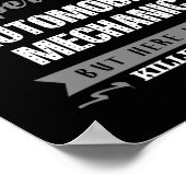 Super Cooler Automobil-Mechanismus Poster (Ecke)