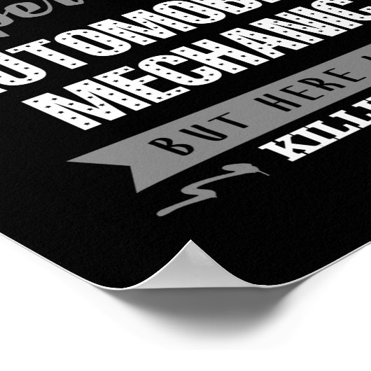 Super Cooler Automobil-Mechanismus Poster (Ecke)