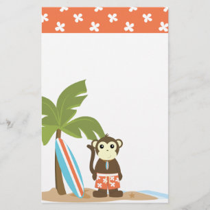 Super cooler Brandungs-Affe Briefpapier