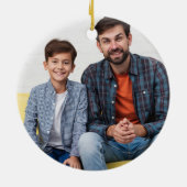 Super Cooler Grandson Killing It & Custom Foto Keramik Ornament (Hinten)